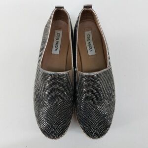 NWOT Steve Madden Chopur-R Rhinestone Embellished Espadrilles - Size 10B
